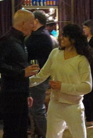 Michelle Rodriguez - Seen with Vin Diesel at Fast X party in Las Vegas