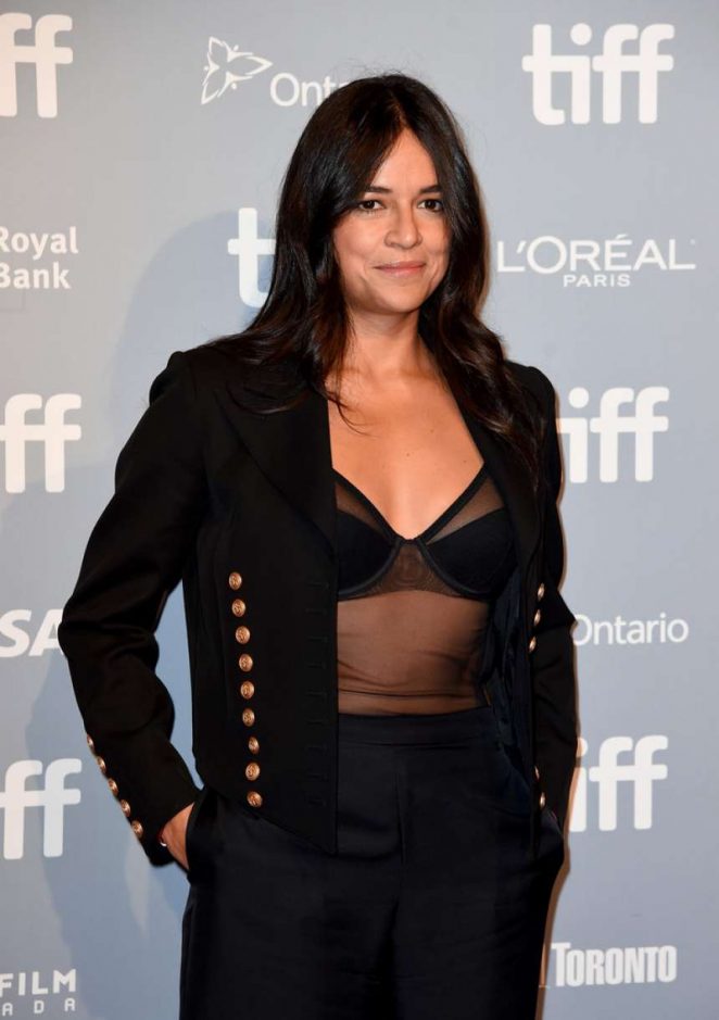Michelle Rodriguez - 'Widows' Press Conference - 2018 TIFF in Toronto