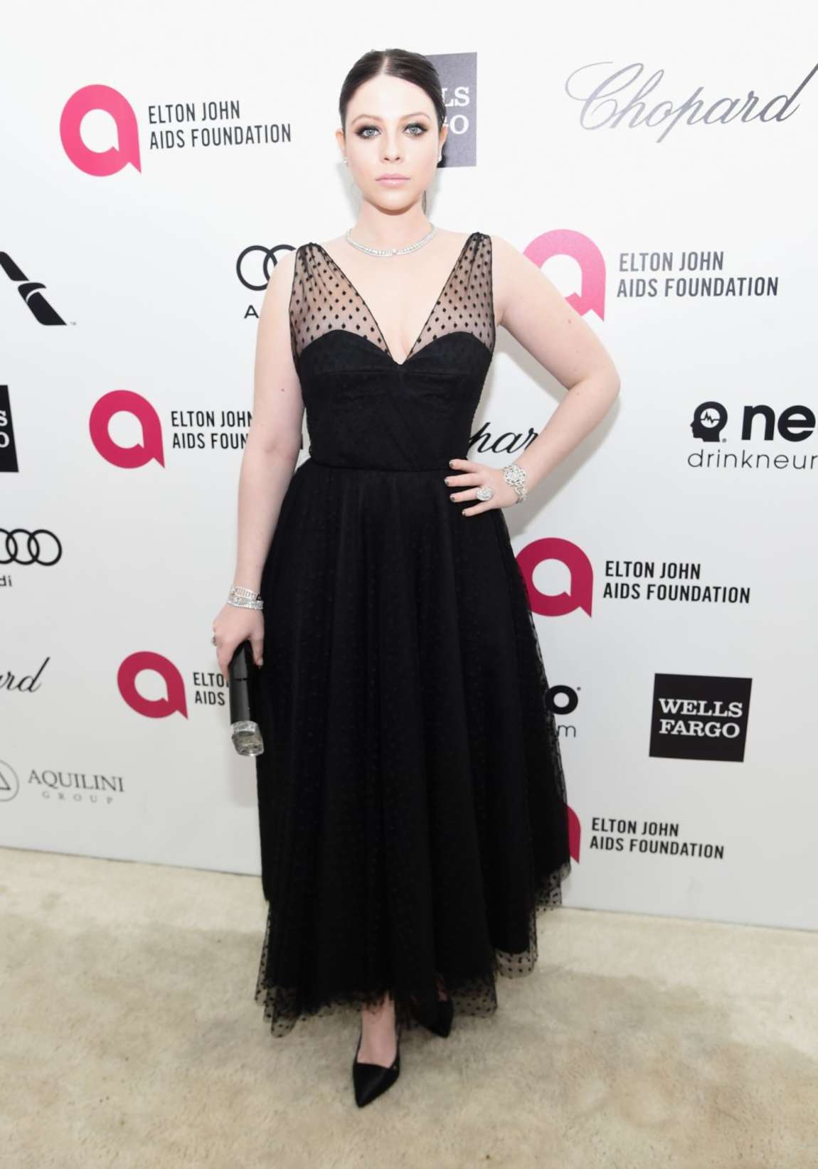 Michelle Trachtenberg - Oscars 2015 - Elton John AIDS Foundation Academy Awards Party