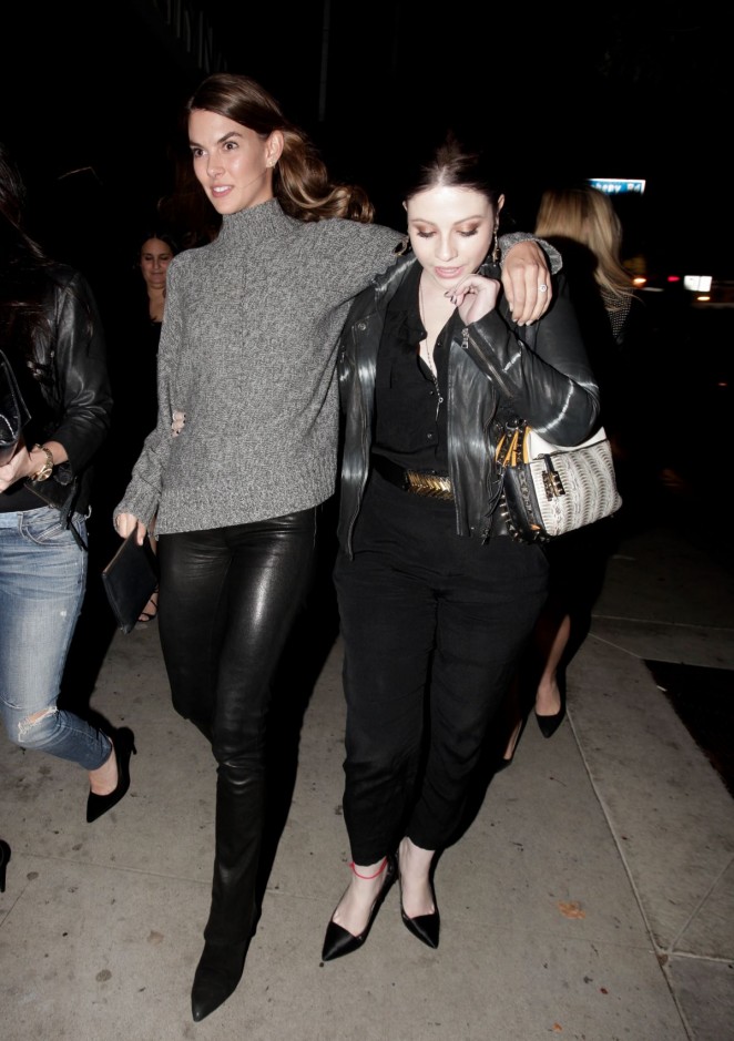 Michelle Trachtenberg Arrives At Bootsy Bellows In Los Angeles