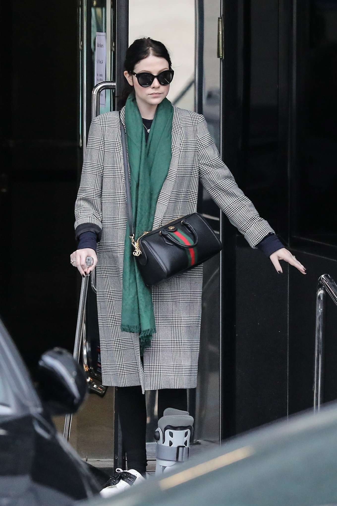 Michelle Trachtenberg 2019 : Michelle Trachtenberg in Long Coat – Christmas Shopping in Beverly Hills-24