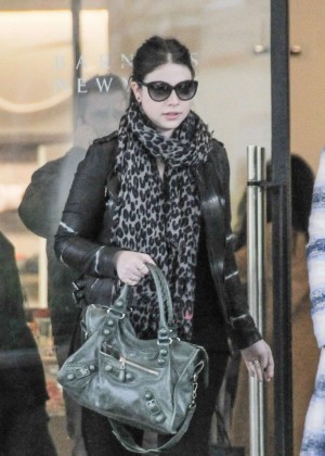 Michelle Trachtenberg - Seen leaving Barney's New York in Beverly Hills