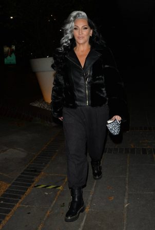 Michelle Visage - leaving BBC after filming for Ant and Dec's in London