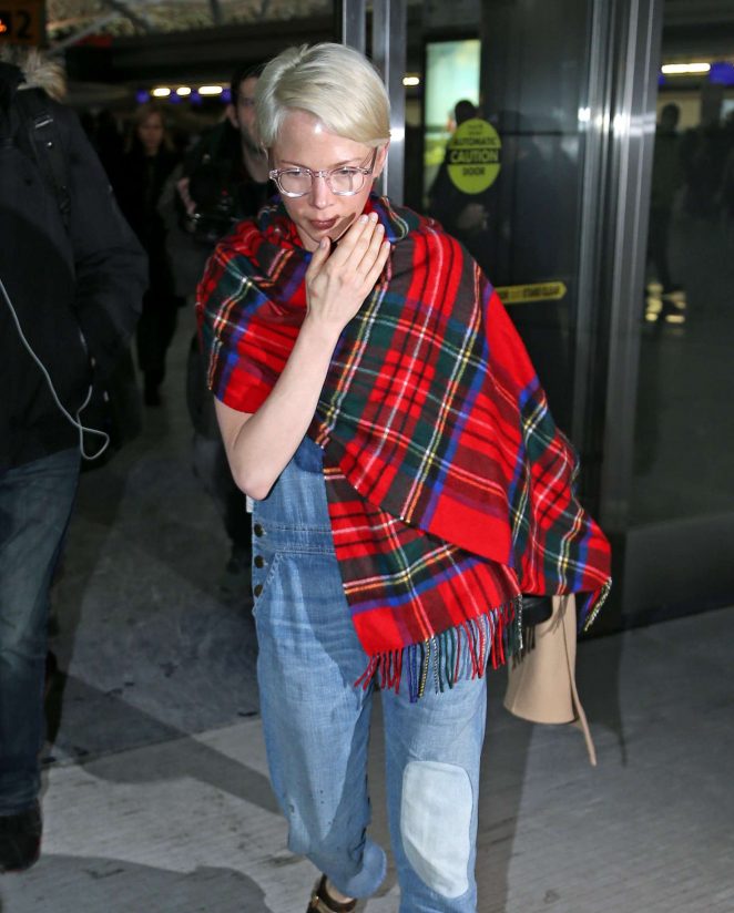Michelle Williams at JFK Airport in New York