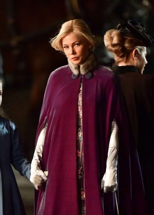 Michelle Williams Filming 'The Greatest Showman' in NYC