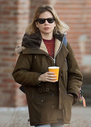 Michelle Williams out in New York