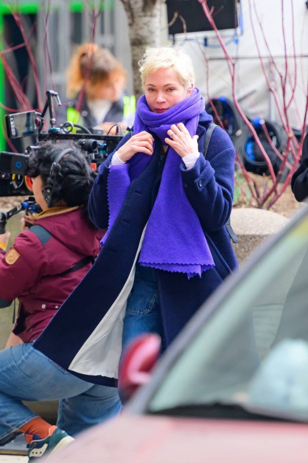 Michelle Williams - Spotted filming in Brooklyn