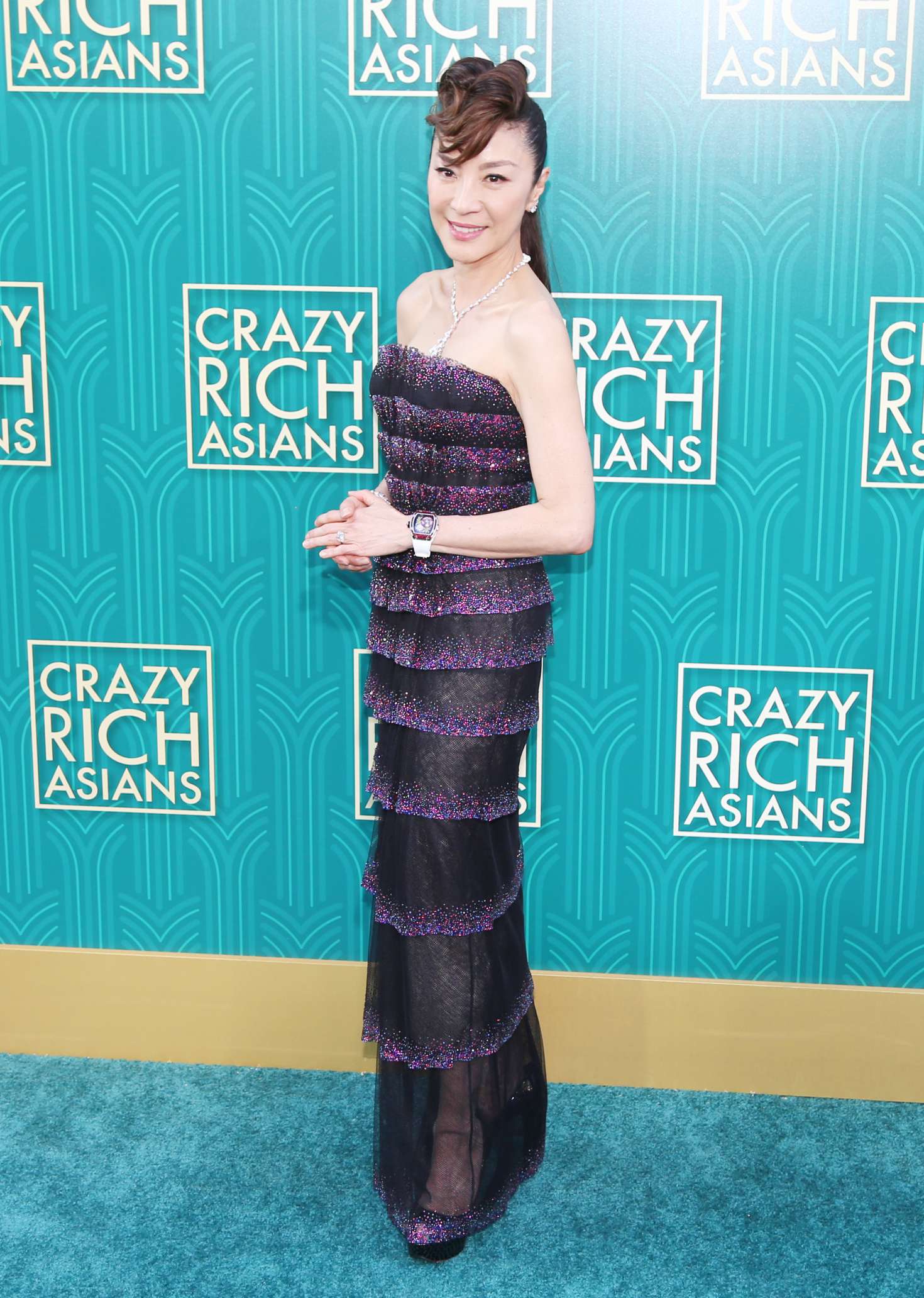 Michelle Yeoh: Crazy Rich Asians Premiere in Los Angeles ...