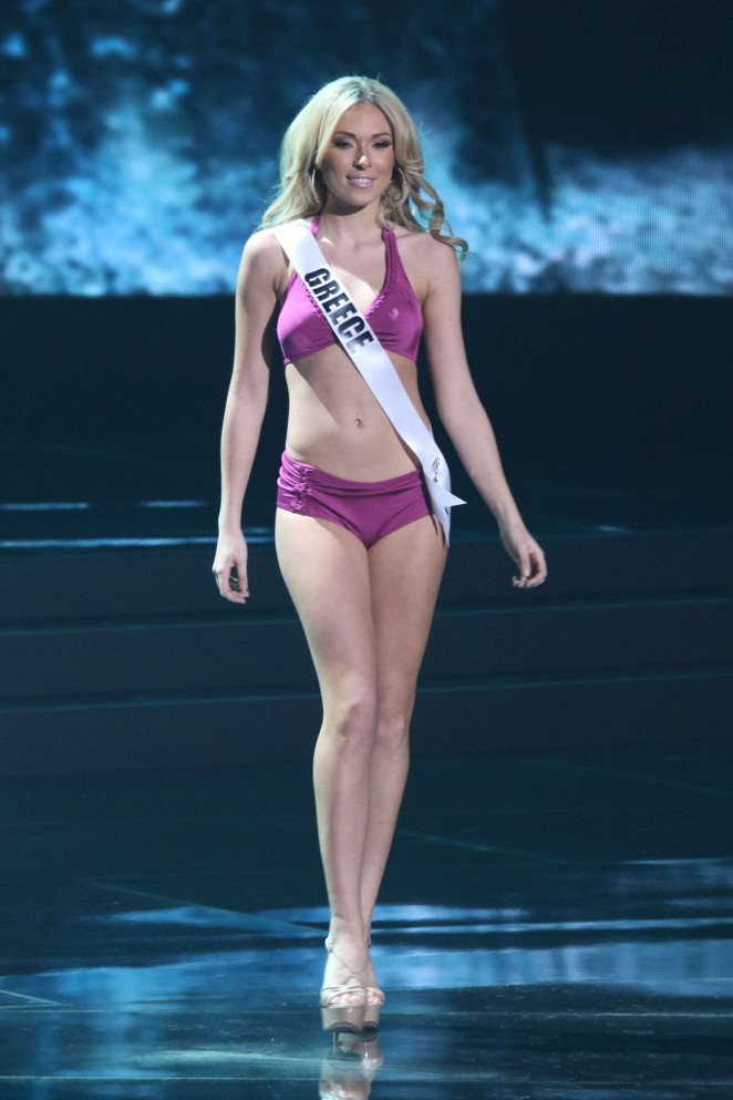 Mikaela-eleni Fotiadi - Miss Universe 2015 Preliminary Round in Las Vegas
