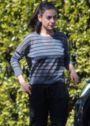 Mila Kunis in casual out in Los Angeles