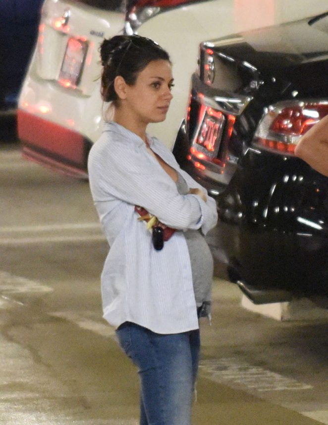 Mila Kunis in Jeans out in LA