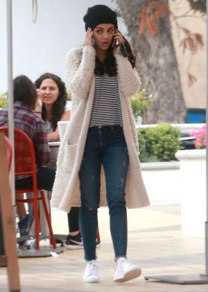 Mila Kunis in jeans out in Los Angeles