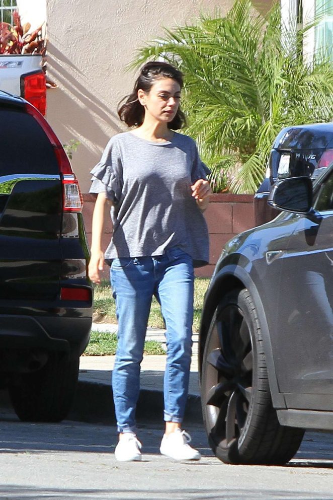 Mila Kunis - In Jeans Out In Los Angeles
