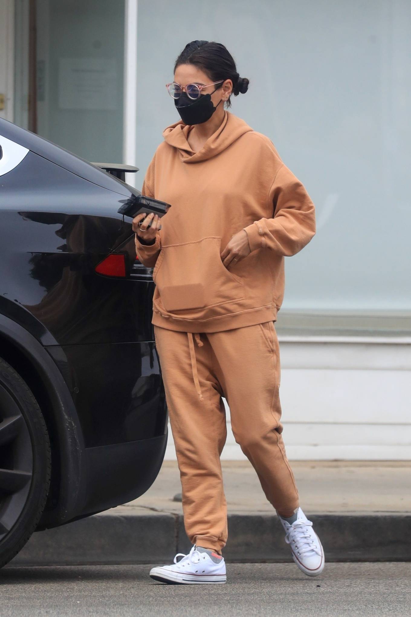 Mila Kunis 2021 : Mila Kunis – In sweats ahead of a pampering session in Beverly Hills-01