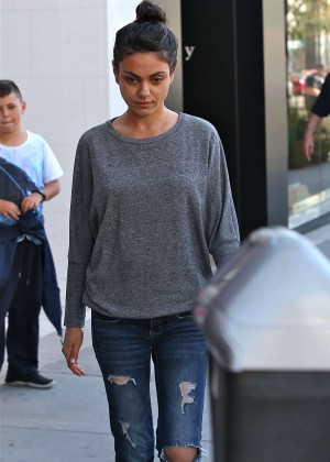 Mila Kunis out for Lunch in Beverly Hills