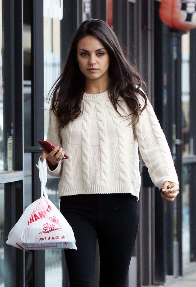 Mila Kunis out for Lunch in Los Angeles