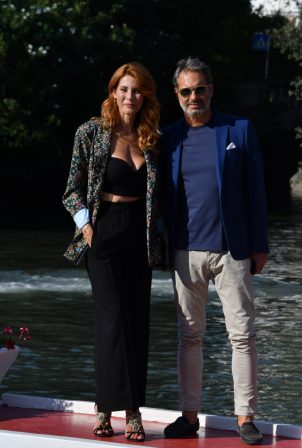 Milena Miconi - Arriving at 2020 Venice Film Festival