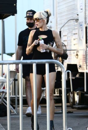 Miley Cyrus - Ahead of the NBC concert in Miami