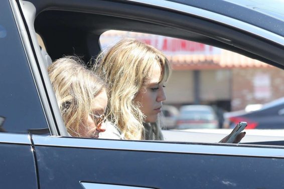 Miley Cyrus and Kaitlynn Carter - Out in Los Angeles