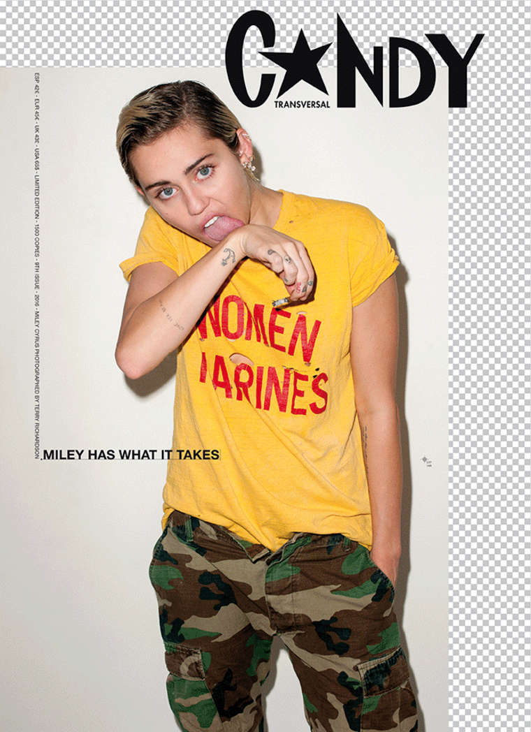 Miley Cyrus - CANDY Magazine 2015. 