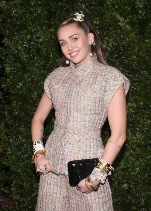 Miley Cyrus - Chanel and Charles Finch Pre-Oscar Awards Dinner in LA