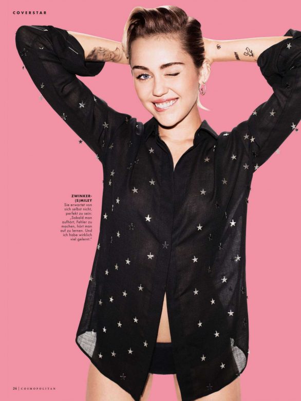 Miley Cyrus - Cosmopolitan Magazine - October 2019