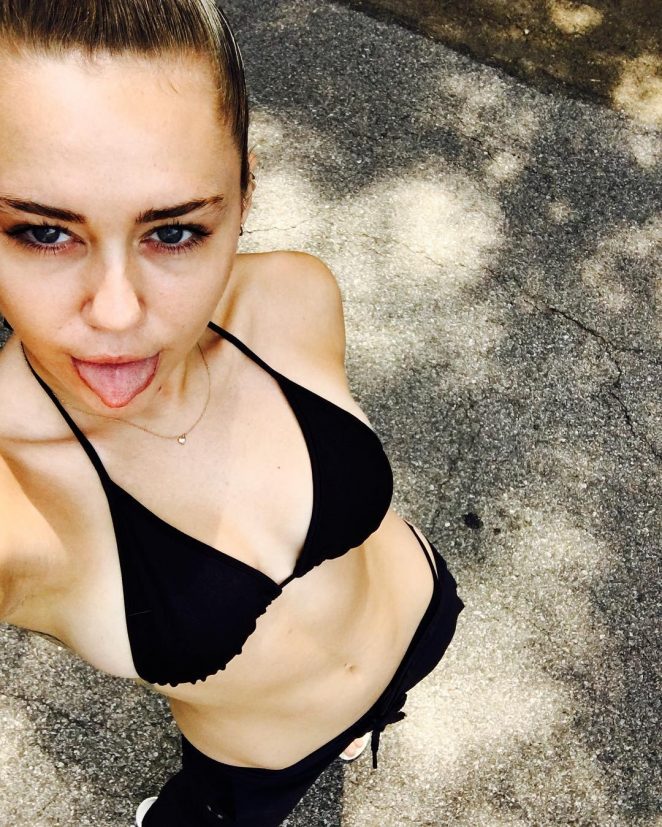 Miley Cyrus in Bikini - Instagram