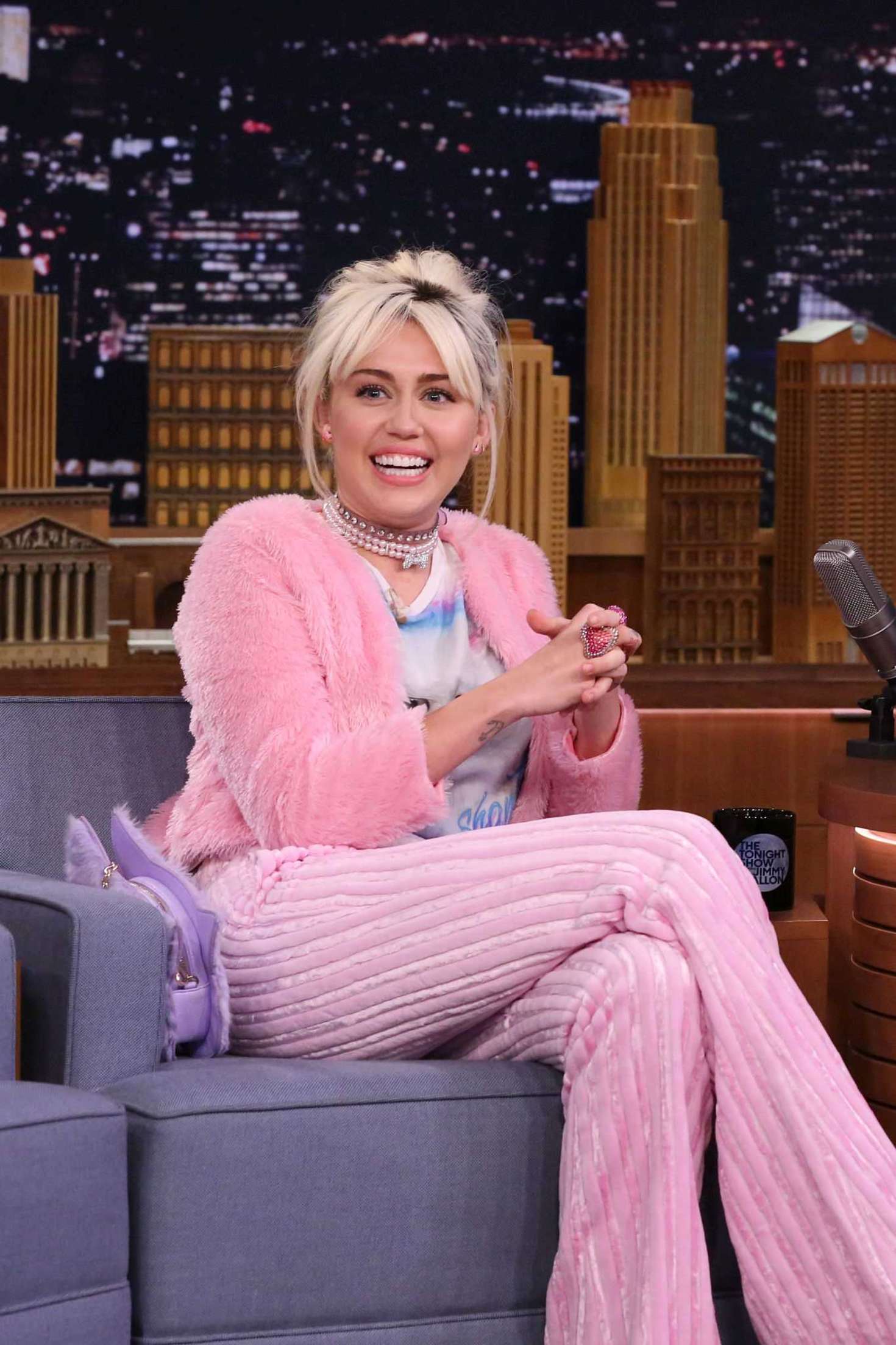 Miley Cyrus on The Tonight Show Starring Jimmy Fallon -10 | GotCeleb