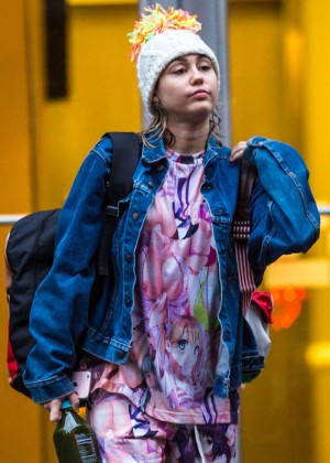 Miley Cyrus out and about in New York