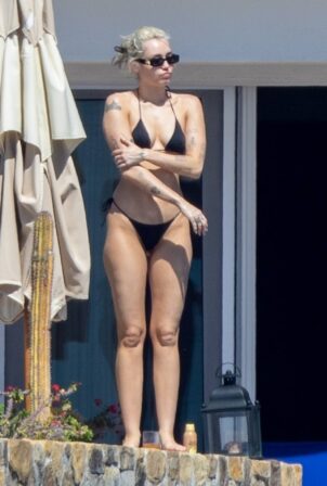 Miley Cyrus - Seen In a Bikini on vacation in Cabo San Lucas - Mexico