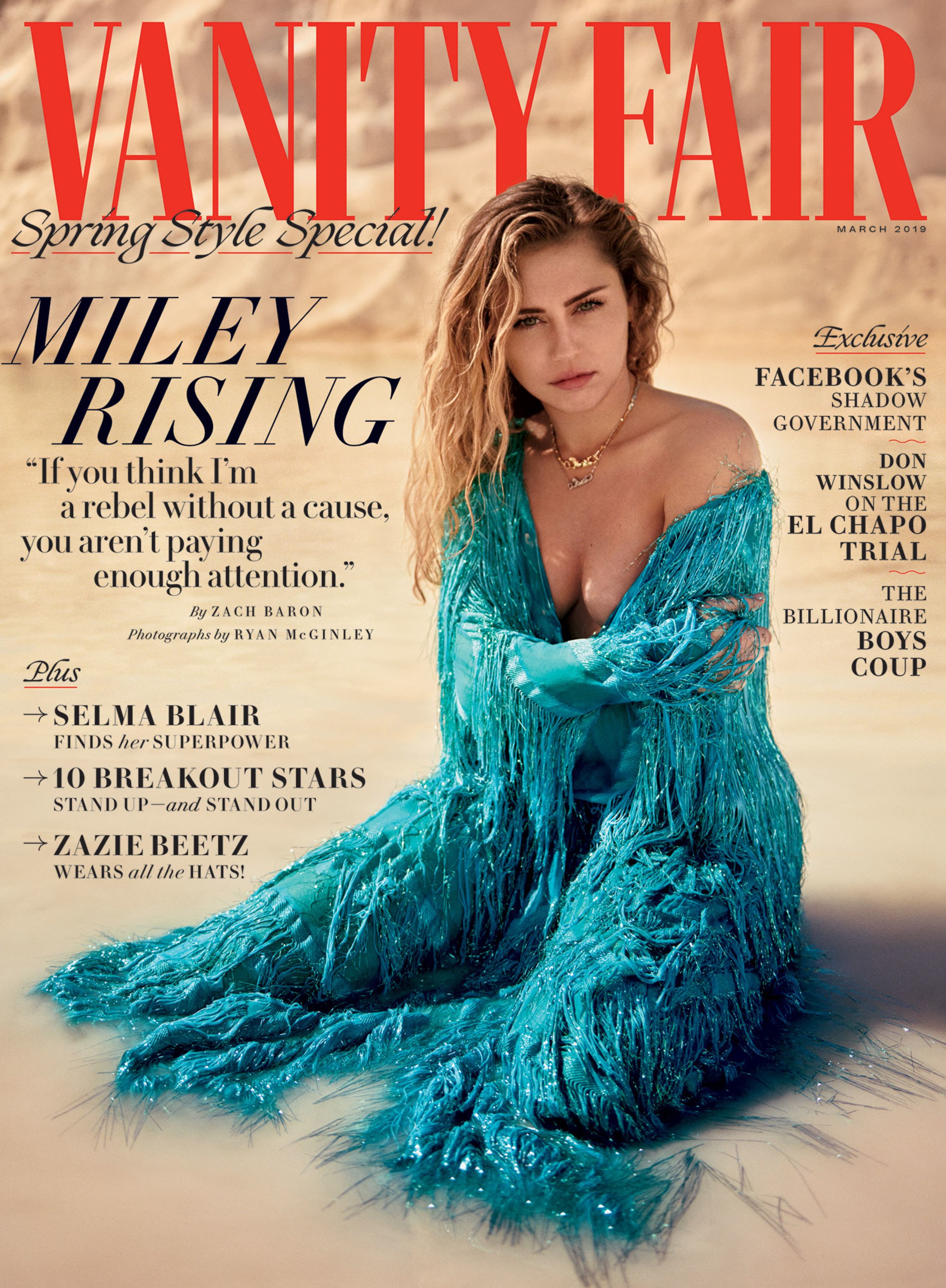 Miley Cyrus â€“ Vanity Fair Magazine (March 2019)