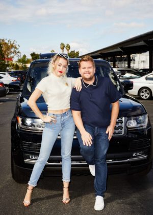 Miley Cyrus - Visits 'The Late Late Show with James Corden' in Los Angeles