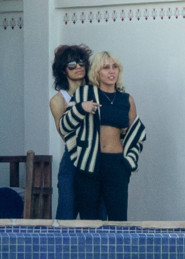 Miley Cyrus - With her boyfriend Maxx Morando in Cabo San Lucas