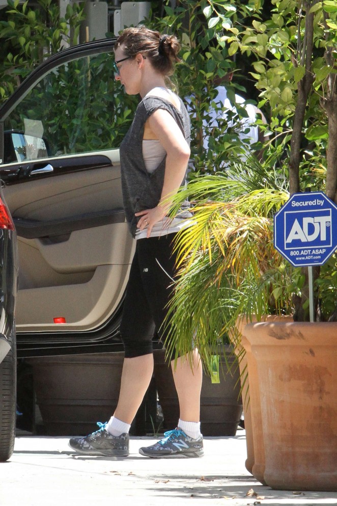 Milla Jovovich out in Los Angeles