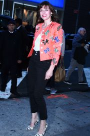 Milla Jovovich - Outside Good Morning America in NYC