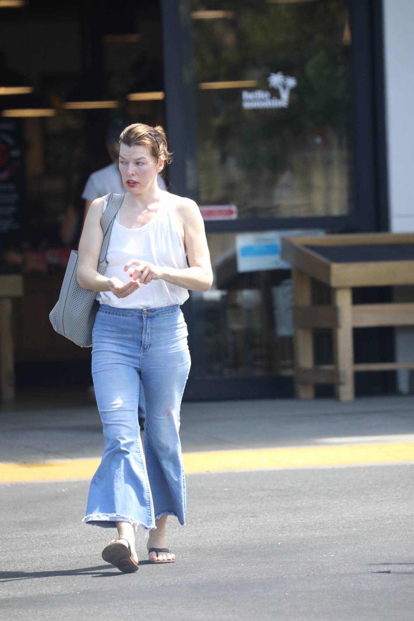 Milla Jovovich 2022 : Milla Jovovich – Shopping in Los Angeles-10