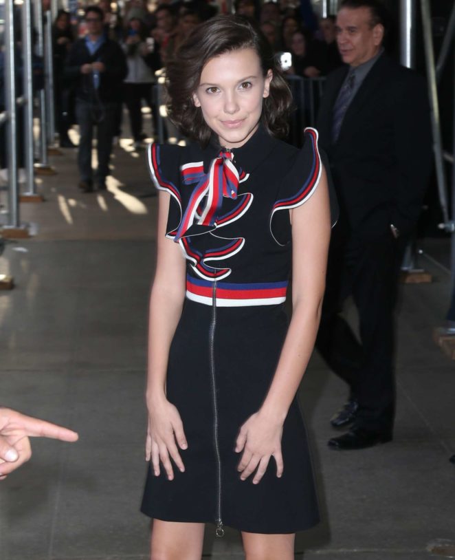 Millie Bobby Brown - Arrives at 'Good Morning America' Studios in NYC