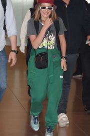Millie Bobby Brown - Arriving at Haneda Airport in Tokyo