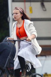 Millie Bobby Brown - On set of her new film 'Enola Holmes' in Buckinghamshire