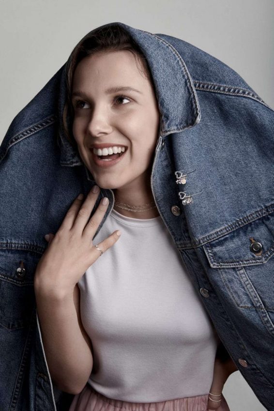 Millie Bobby Brown - Pandora Campaign (July 2019)
