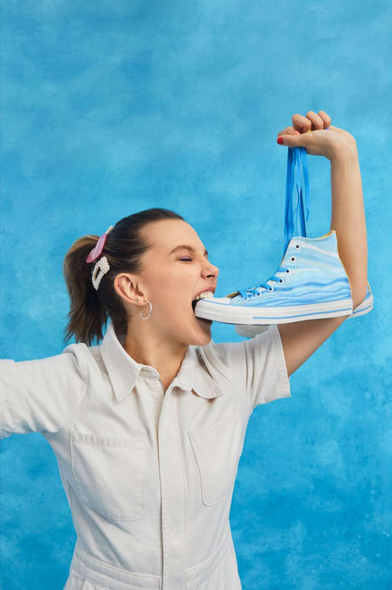 Millie Bobby Brown – pose for Converse | GotCeleb