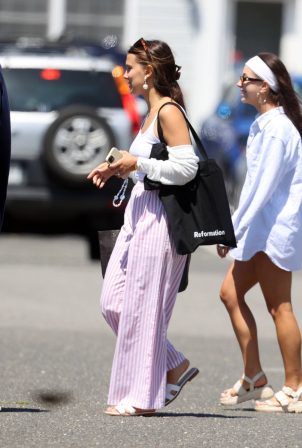 Millie Bobby Brown - Shopping candids in the Hamptons