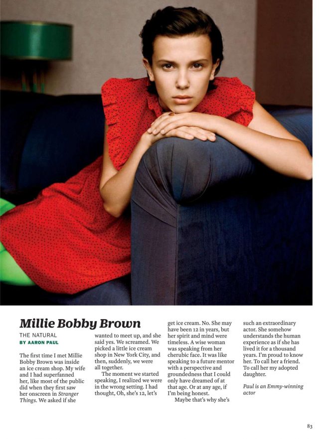 Millie Bobby Brown - Time 100's Most Influential People (May 2018)