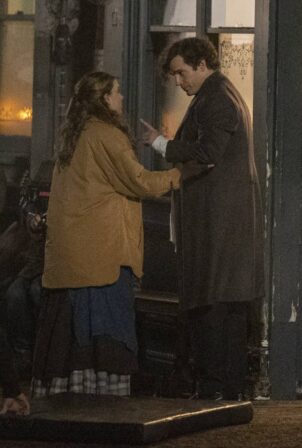 Millie Bobby Brown - With Henry Cavill filming scenes for 'Enola Holmes 2' in London