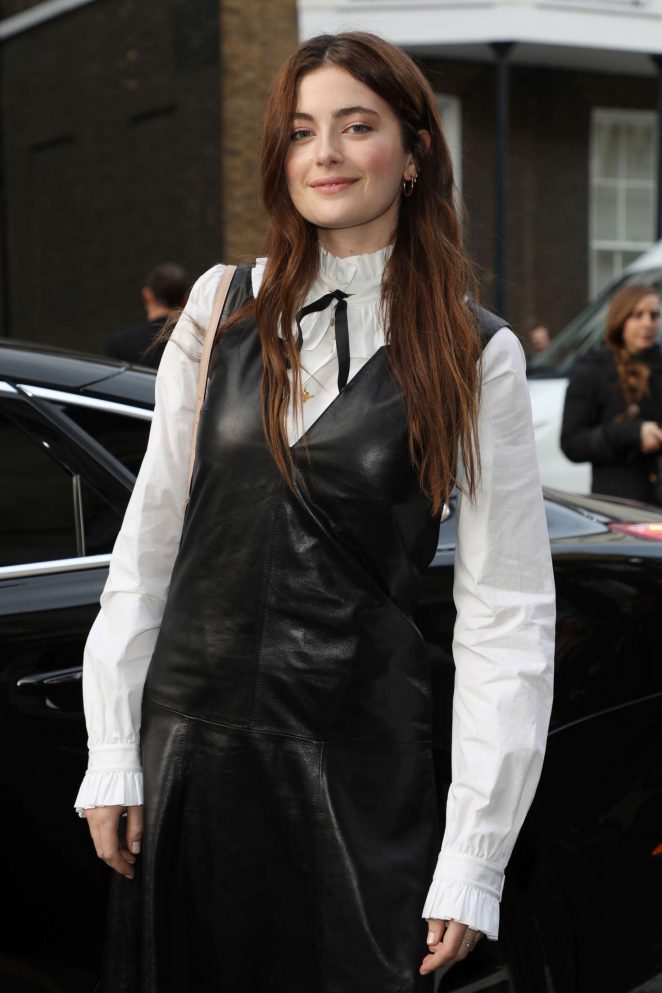 Millie Brady - Arrives at Mulberry Show 2018 in London