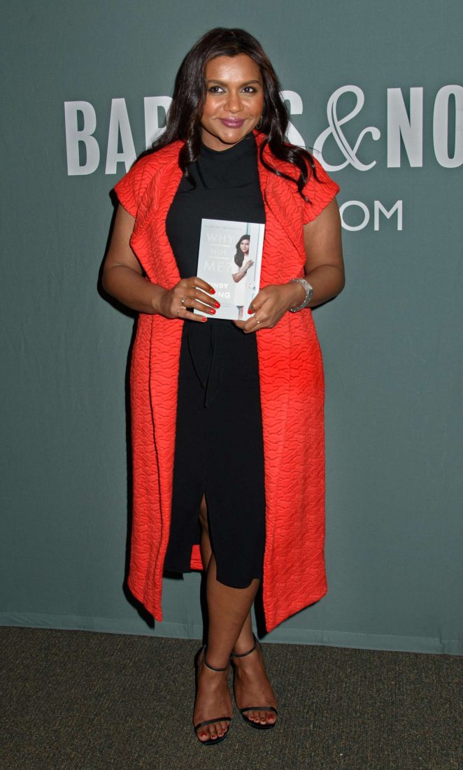 Mindy Kaling - Book Signing for 'Why Not Me' at Barnes and Noble in New York