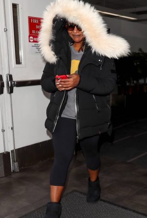 Mindy Kaling - Seen at LAX Airport in Los Angeles