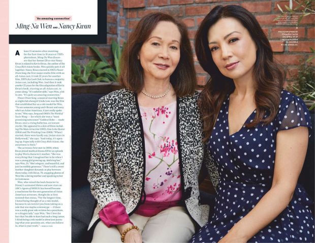 Ming-Na Wen and Nancy Kwan - The Hollywood Reporter Magazine (April 2019)