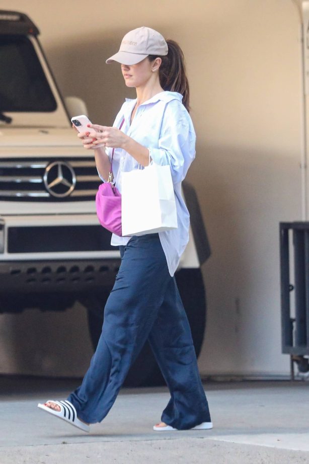 Minka Kelly - Pictured while running errands in Los Angeles