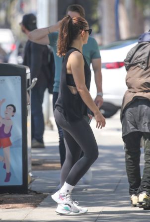 Minka Kelly - Seen while grabbing an acai juice in West Hollywood